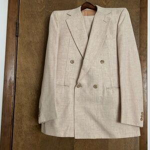 Vintage bespoke three piece suit.